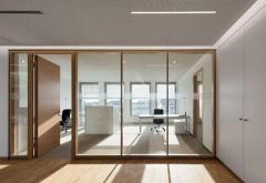 Elevate Your Space with Stylish Wooden Frame Glass Partitions