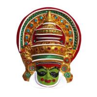 Enchant Your Space With kathakali mask wall hanging Showpiece