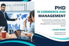 PhD in Commerce and Management: Challenges & Rewards