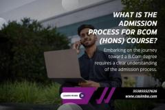 What is the admission process for BCom (Hons) course?