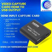 Use HDMI Input Capture Card for Outdoor Streaming 