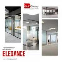 Noise-Canceling Modular Glass Partitions