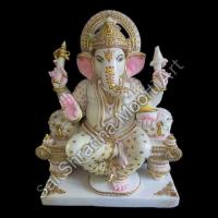 Bring Home the Divine Ganesha Marble Statue