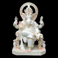 Bring Home the Divine Ganesha Marble Statue