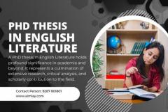 Understanding the Importance of a PhD Thesis in English Literature