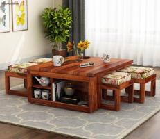 Explore Classic Coffee Tables & Side Companions from Wooden street!