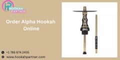 Order Alpha Hookah Online And Enjoy The Ultimate Smoking Experience