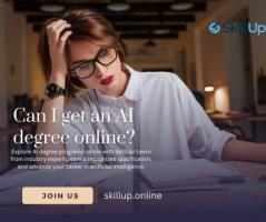 Can I get an AI degree online? 