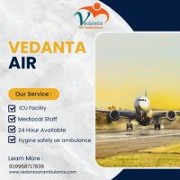 Use Vedanta Air Ambulance Service in Kolkata with a Life Support Facility