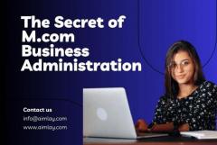 The Secret of M.com Business Administration