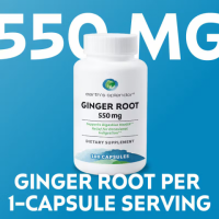 The Ginger Root Solution: Enhance Your Wellness Routine with 550 mg Capsules