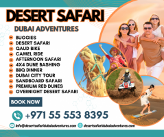 Exploring the Dunes: Desert Safari With Quad Biking / +971 55 553 8395