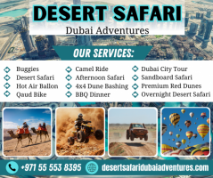 Desert Safari Dubai Adventures | Dubai Desert Safari |+971 55 553 8395