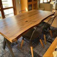 Handcrafted Excellence: Buy Live Edge Dining Table at woodensure for Modern Homes