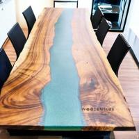 Enhance Your Dining Room with Woodensure's Epoxy Dining Table- Buy Now