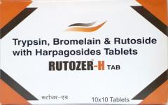 Rutozer-H Trypsin, Bromelain And Rutoside