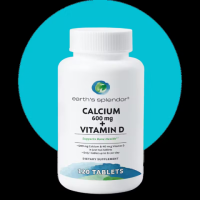 Support Bone Health with Earth's Splendor Calcium + Vitamin D Tablets