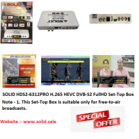 SOLID HDS2-6312PRO H.265 HEVC DVB-S2 FullHD Set-Top Box