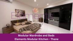 Modular Wardrobe and Beds | Elements Modular Kitchen