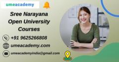 Sree Narayana Open University Courses