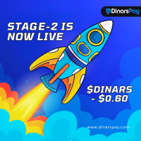 DinarsPay (DINARS) Presale Stage 2 is Officially Open!