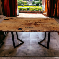 Buy Live Edge Dining Table from Woodensure: Natural Beauty Meets Modern Design