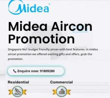Midea Aircon Promotion 