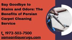 Say Goodbye to Stains and Odors: The Benefits of Persian Carpet Cleaning Service