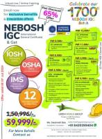 Enroll in NEBOSH IGC today for just 59,999! 