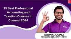 15 Best Professional Accounting and Taxation Courses in Chennai 2024