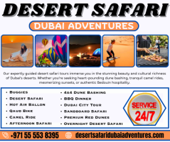 private desert safari dubai +971 55 553 8395