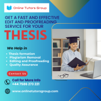 Thesis writing service in London