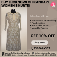 Buy Lucknowi Chikankari Women's kurtis