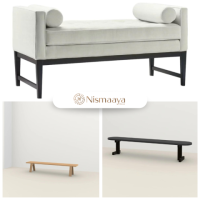 Shop the Best Wooden Bench Designs for Your Living Room at Nismaaya Decor