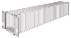 Buy 45ft high cube pallet wide containers | LOTUS Containers