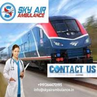 Book India's Fastest and Comfy Train Ambulance Service in Guwahati by Sky