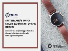 India Import Export data | switzerland's watch straps exports to india 