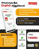 Anglofone: Online English Classes with expert tutors through WhatsApp