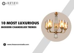 Luxury modern chandeliers | The Aurum 