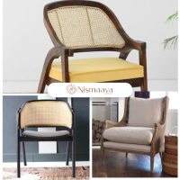 Buy Wooden Chairs with Arms Online at Nismaaya Decor