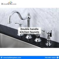 Trendy Kitchen Faucets with a Double Handle