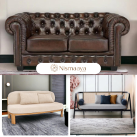 Buy a Two Seater Wooden Sofa for Stylish Comfort at Nismaaya Decor