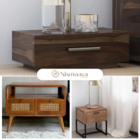 BUY Modern Bedside Table Designs for Your Bedroom at Nismaaya Decor