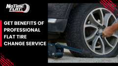 Get Benefits of Professional Flat Tire Change Service - No Time Flat 