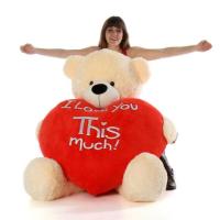 I Love You Teddy Bear | Heartfelt Gift by Giant Teddy 