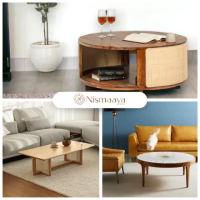 Shop Elegant Center Table Designs for a Perfect Living Room at Nismaaya Decor