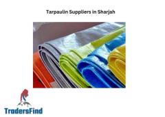 Top Tarpaulins suppliers in Sharjah: Find High Quality Products and Services On TradersFind