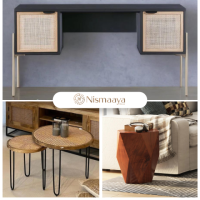 Shop Premium Wooden Tables with Unmatched Quality at Nismaaya Decor