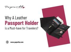 Leather Passport Holder | Paperlla