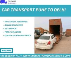 Cheapest Car Transportation Cost from Pune to Delhi - Grewal Transport